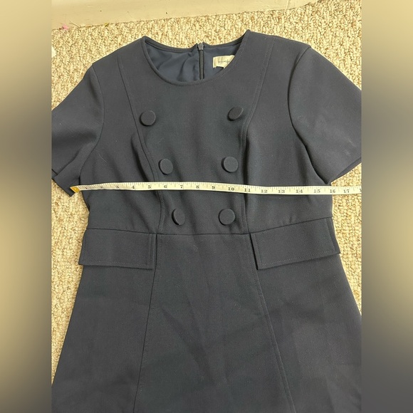 Harper Midnight Blue Buttoned Dress size 4 - Picture 8 of 10
